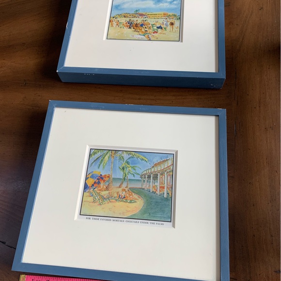 Miami Beach Bath Club Original 1936 Vintage Fortune Magazine Prints - Set of 2 - Picture 7 of 8